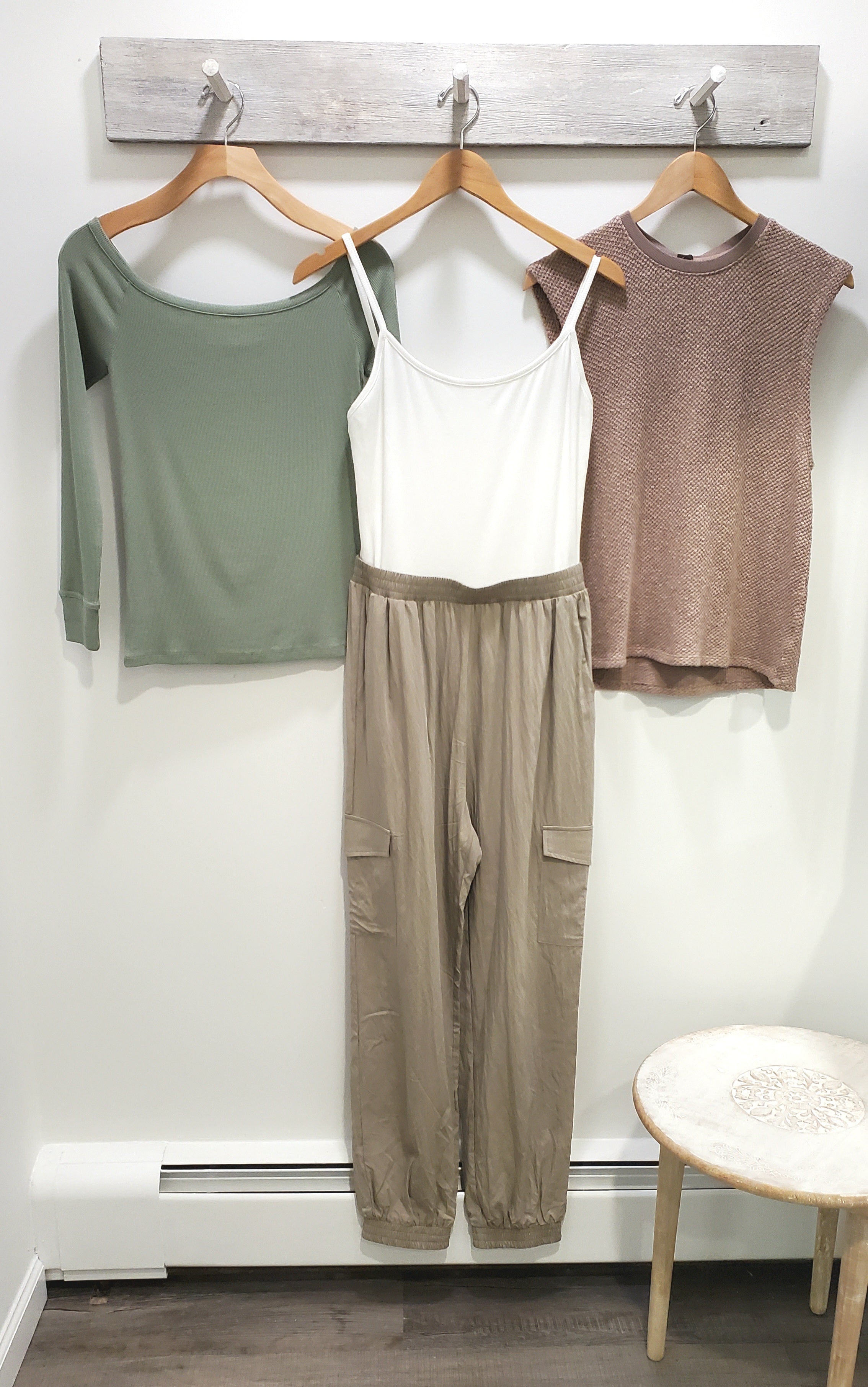 Raw Edge Sleeveless Tee