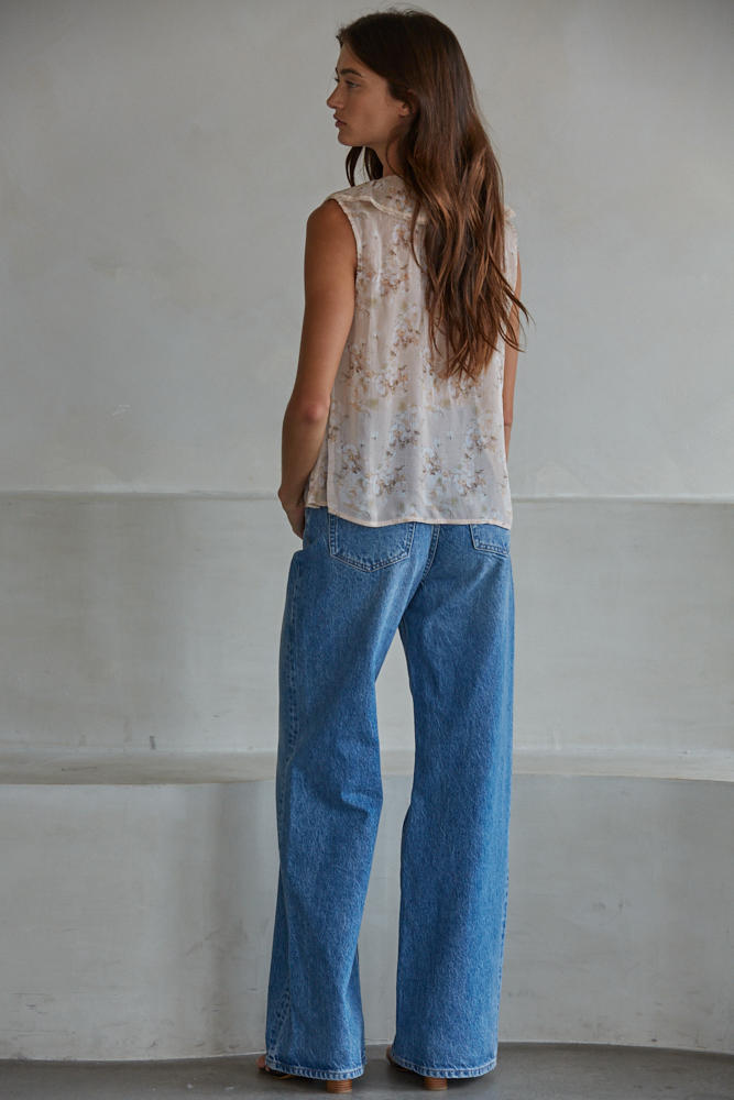 Gardenia Ruffle Top