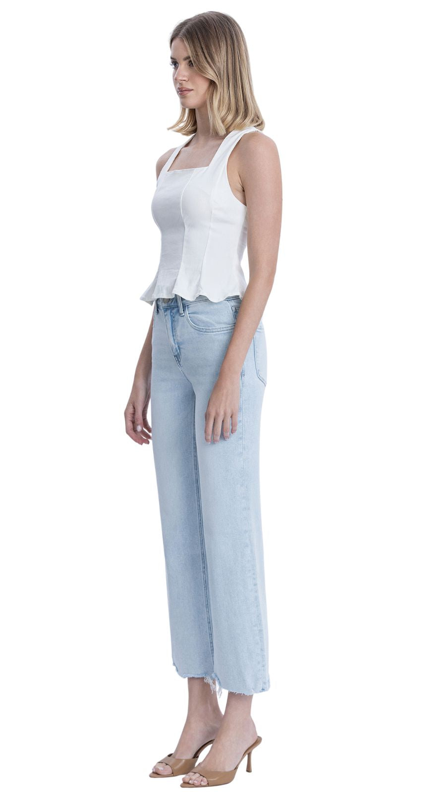 High Rise Slim Wide Comfort Jean (Pre-Order) Due in End Feb.