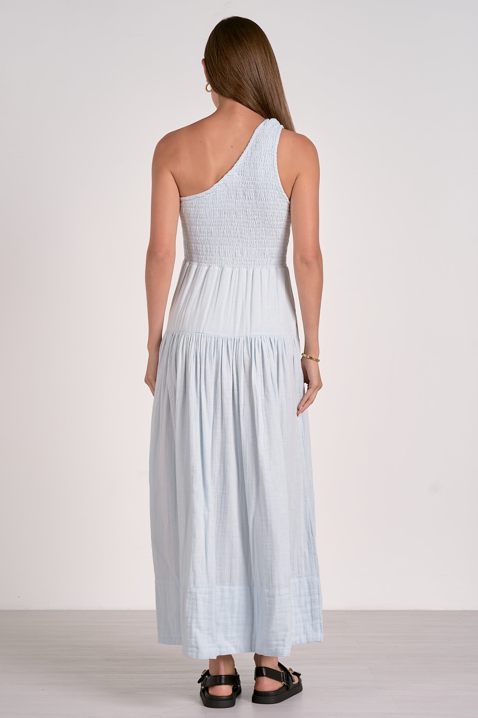 One Shoulder Maxi Dress