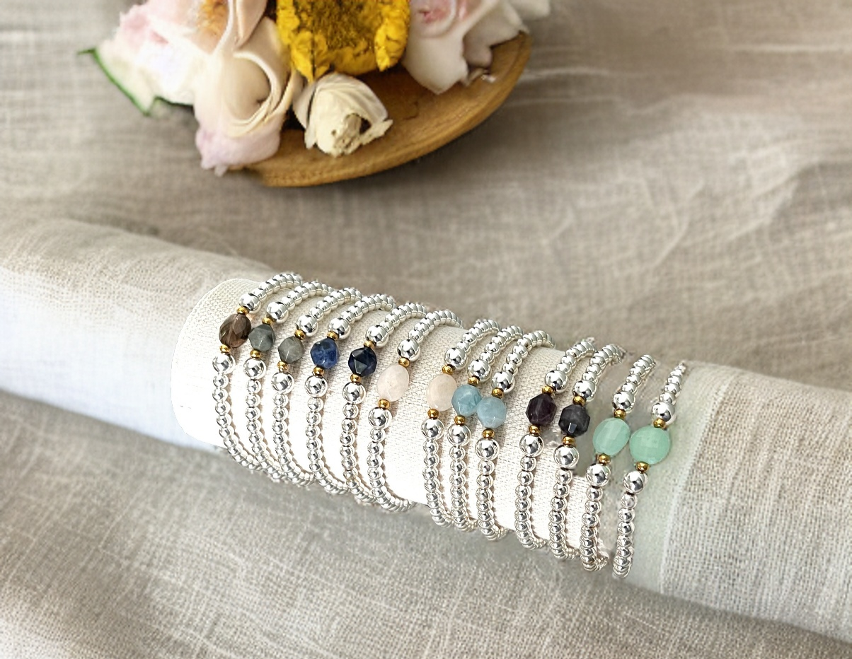 Gemstone Stretch Bracelet