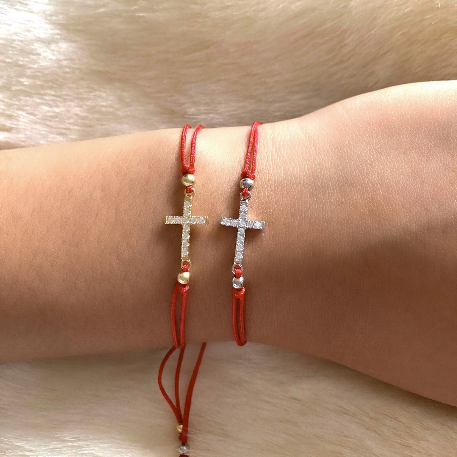 Red String Eye Bracelet
